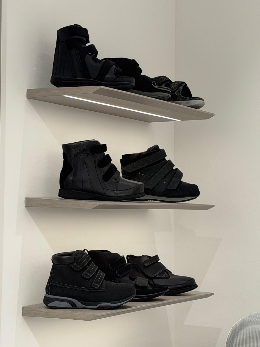 Specialized Medical Footwear Display