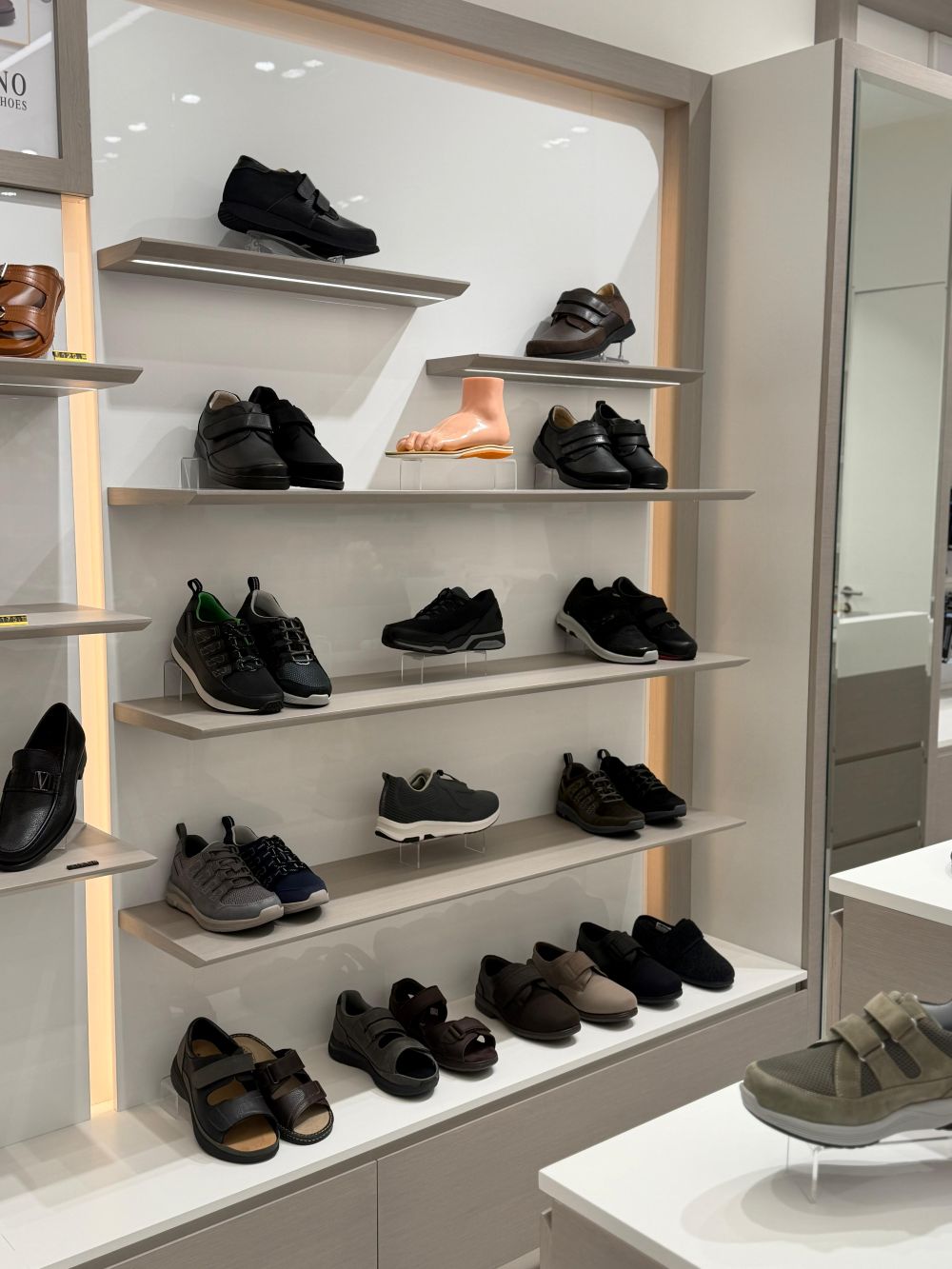 Foot Care Solutions and Accessories Display